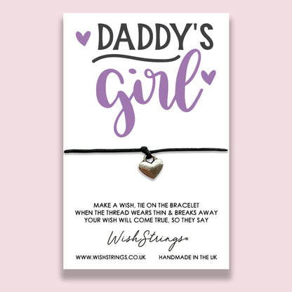 SALE - DADDY'S GIRL - WishStrings Wish Bracelet - S053♥