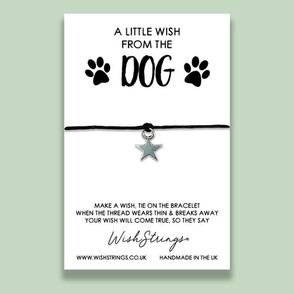 SALE - LittleWish DOG - WishStrings Wish Bracelet - S189★