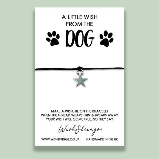 SALE - LittleWish DOG - WishStrings Wish Bracelet - WS210★