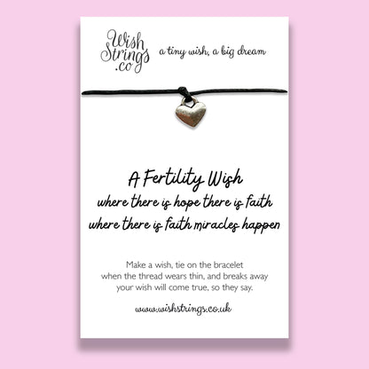SALE - FERTILITY WISH  - WishStrings Wish Bracelet - S178♥