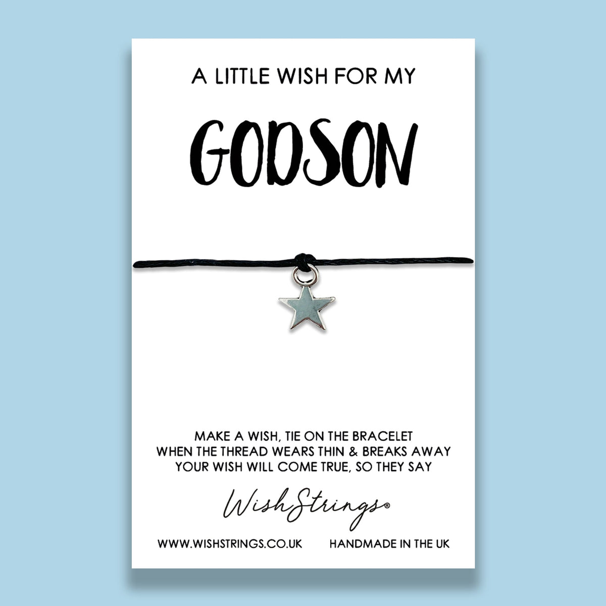 SALE - LittleWish GODSON - WishStrings Wish Bracelet - S176★