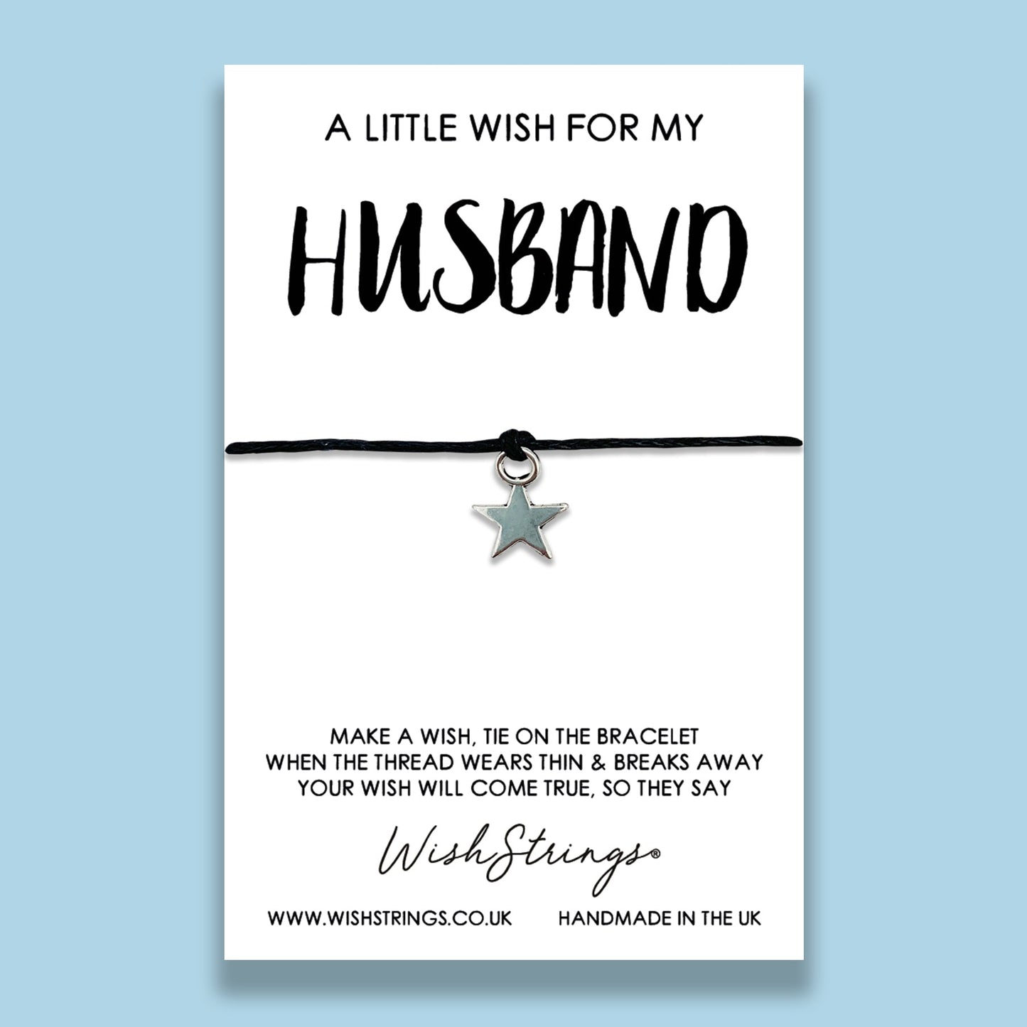 SALE - LittleWish HUSBAND - WishStrings Wish Bracelet - S174★