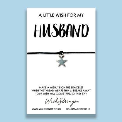 SALE - LittleWish HUSBAND - WishStrings Wish Bracelet - S174★