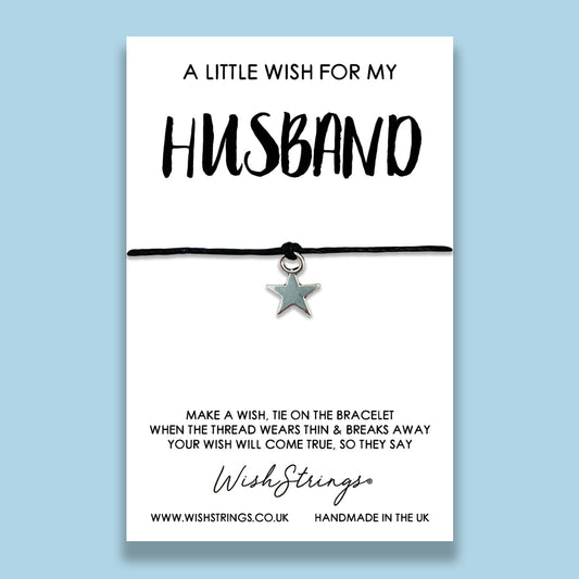 SALE - LittleWish HUSBAND - WishStrings Wish Bracelet - WS200★