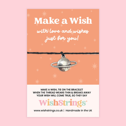 Planet - WishStrings Wish Bracelet, Limited Edition Charm - LEWS019