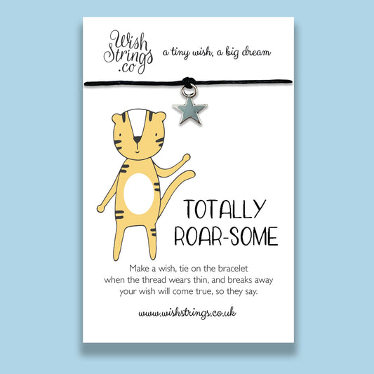 SALE - TOTALLY ROAR-SOME - WishStrings Wish Bracelet - S121★