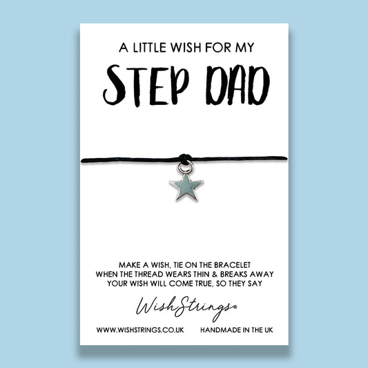 SALE - LittleWish STEP DAD - WishStrings Wish Bracelet - WS205★