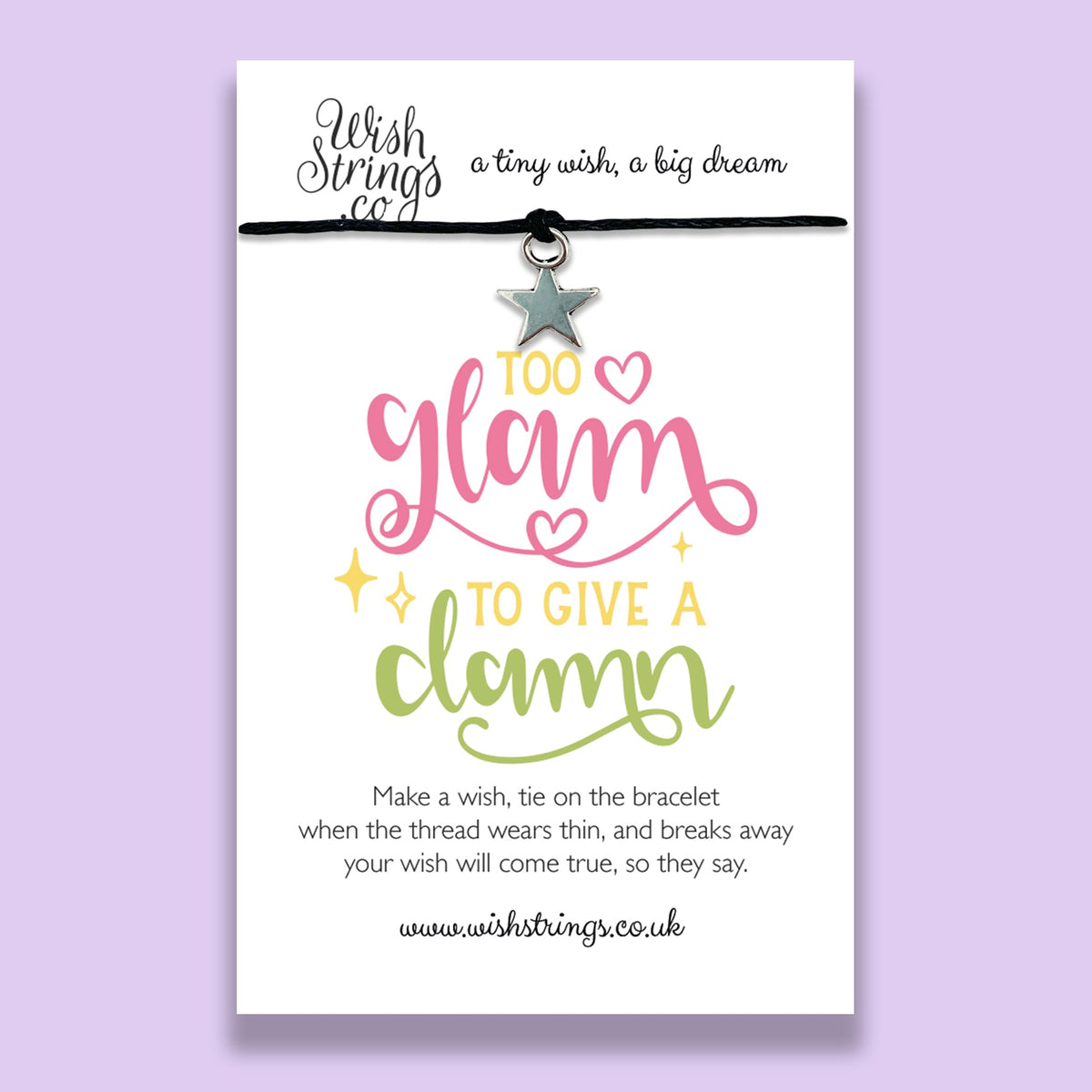 SALE - GLAM DAMN - WishStrings Wish Bracelet - S188★