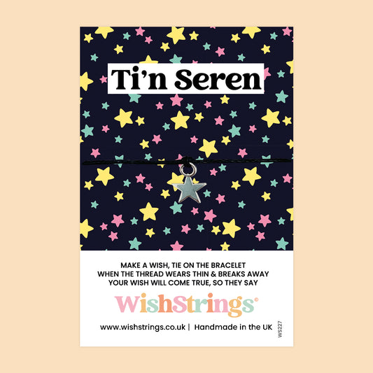 T'in Seren, Welsh - WishStrings Wish Bracelet