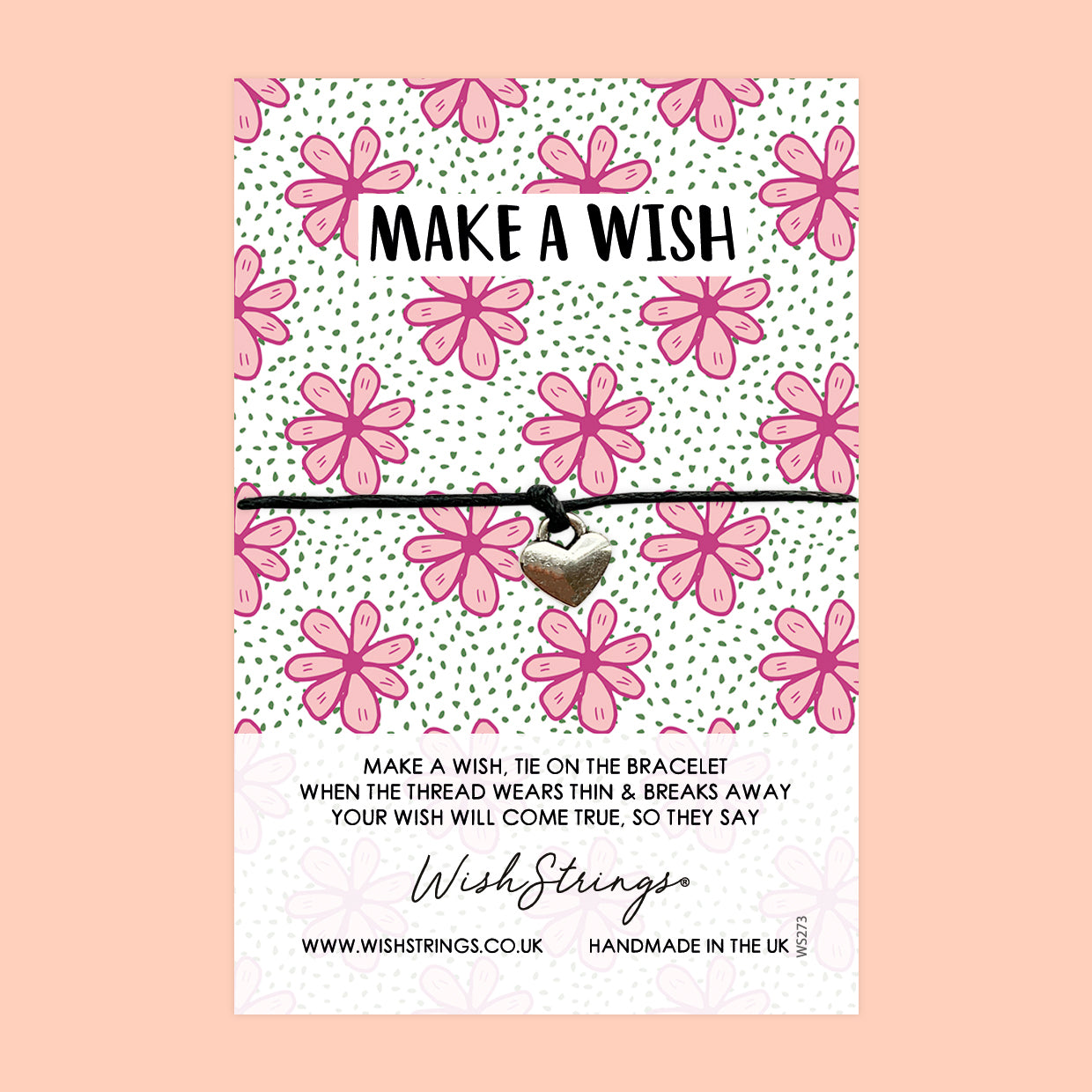 Flowers, Make a Wish - WishStrings Wish Bracelet