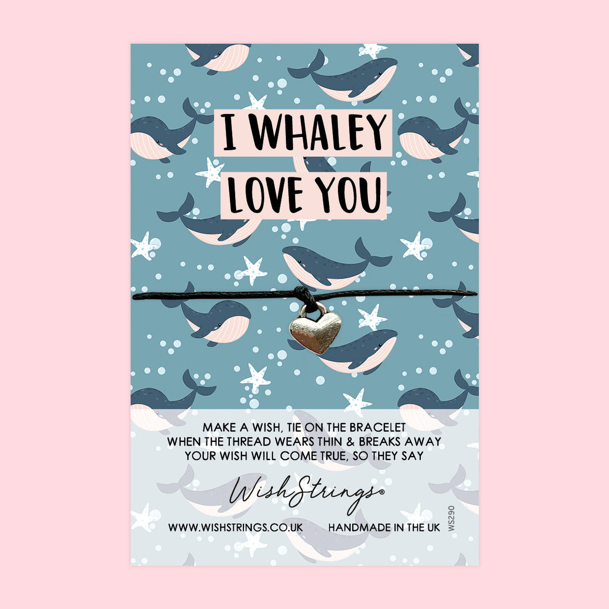 SALE| I Whaley Love You - WishStrings Wish Bracelet - S118♥