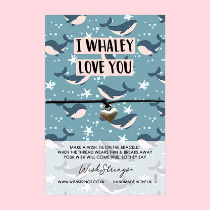 SALE| I Whaley Love You - WishStrings Wish Bracelet - S118♥