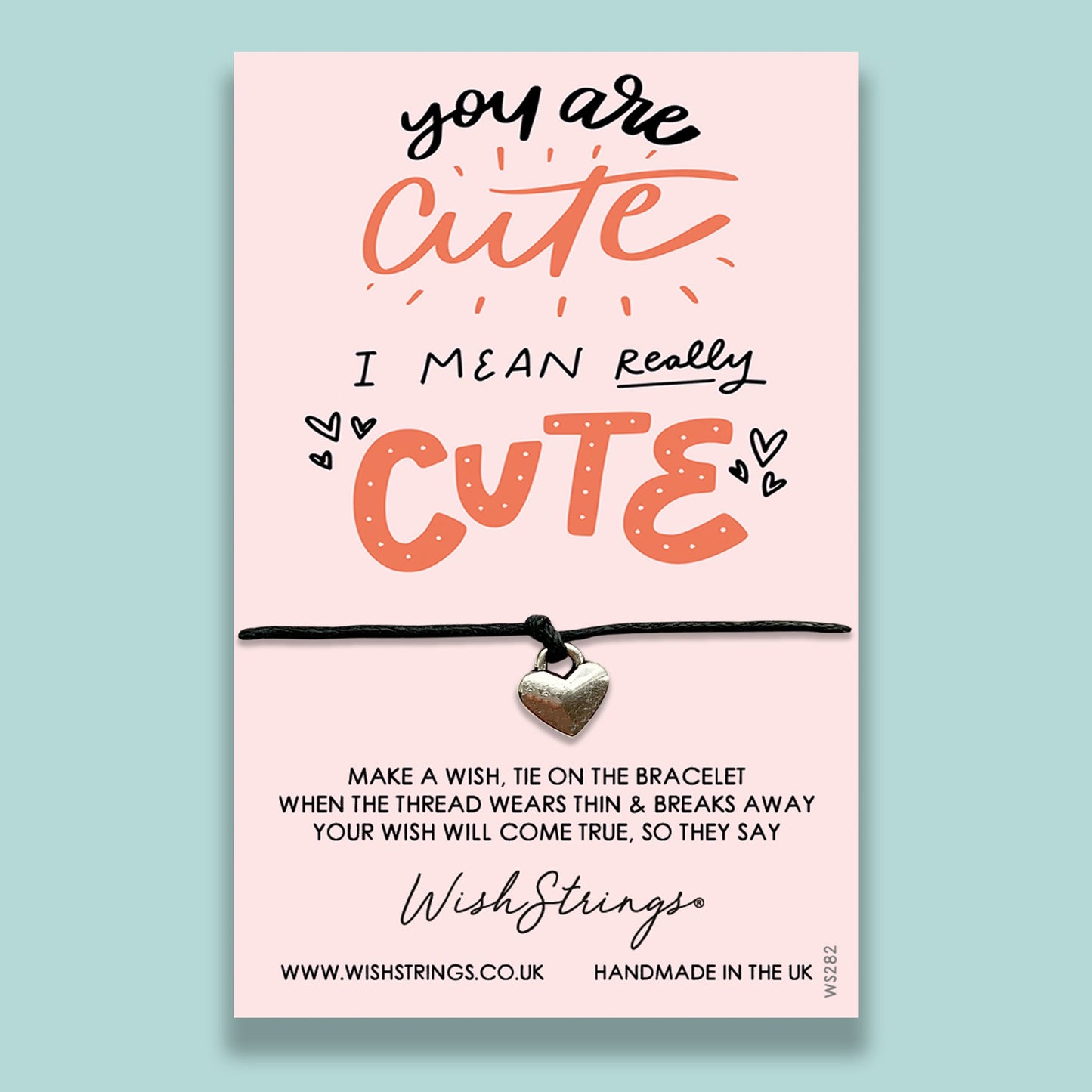 SALE - YOU ARE CUTE - WishStrings Wish Bracelet - S098