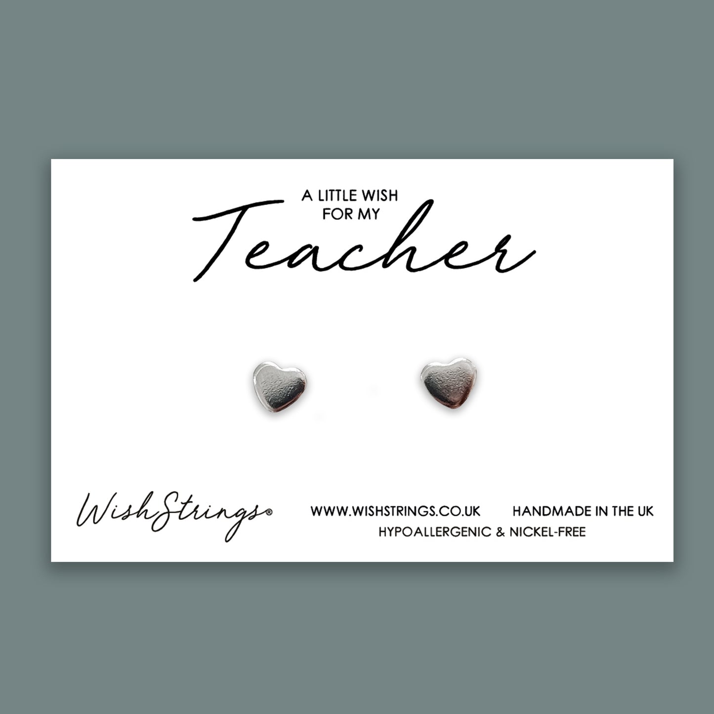 a little wish for my teacher earrings