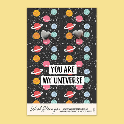 a poster with the words you are my universe on it