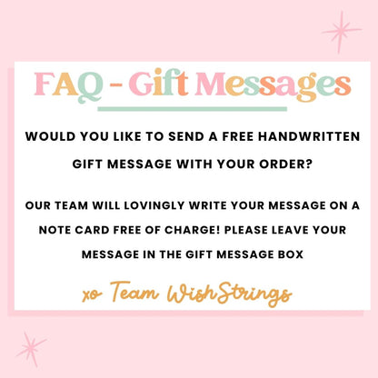 Bear Hugs - WishStrings Wish Bracelet - Friendship Bracelet with Quote Card | Send a Hug, Letterbox Gift