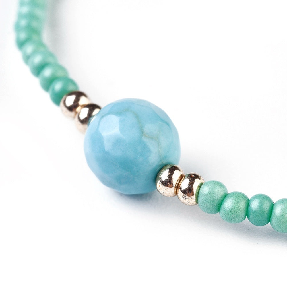 Turquoise Beaded - Friendship Bracelet