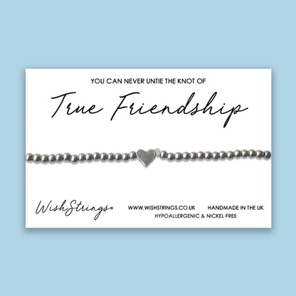 True Friendship - Heart Stretch Bracelet
