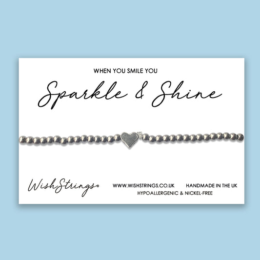 Sparkle & Shine - Heart Stretch Bracelet