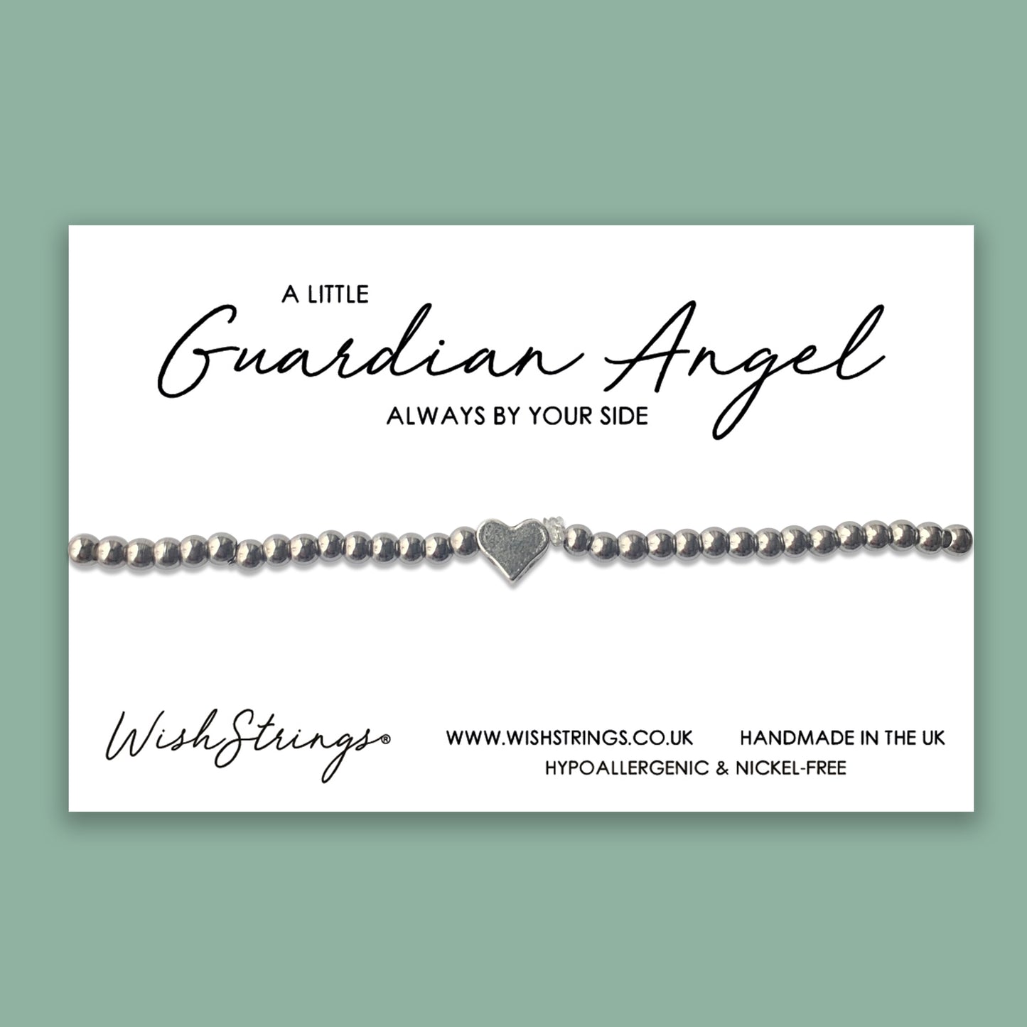 Guardian Angel - Heart Stretch Bracelet
