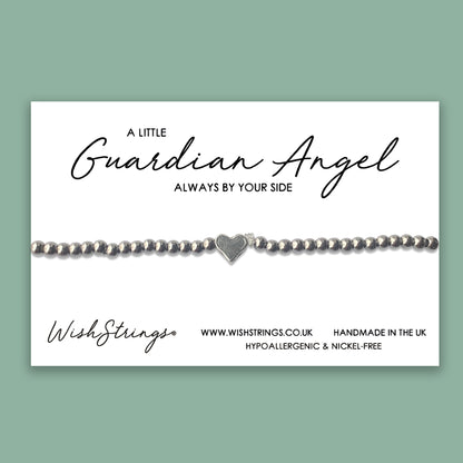 Guardian Angel - Heart Stretch Bracelet