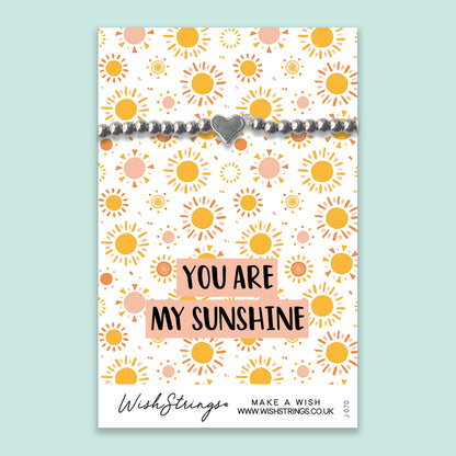 You are my Sunshine - Heart Stretch Bracelet