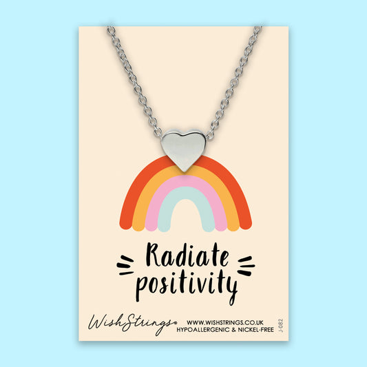 Radiate Positivity - Heart Necklace