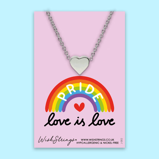 Love is Love - Heart Necklace