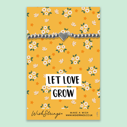 Let Love Grow - Heart Stretch Bracelet