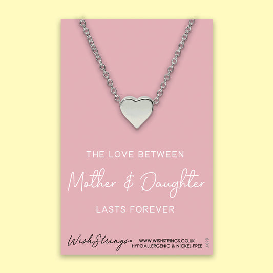 Mother & Daughter - Heart Necklace
