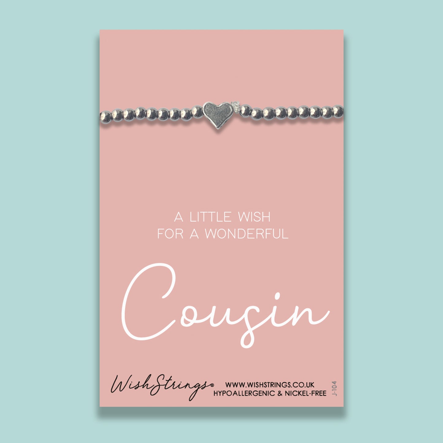 Cousin - Heart Stretch Bracelet