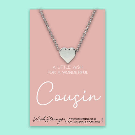 Cousin - Heart Necklace