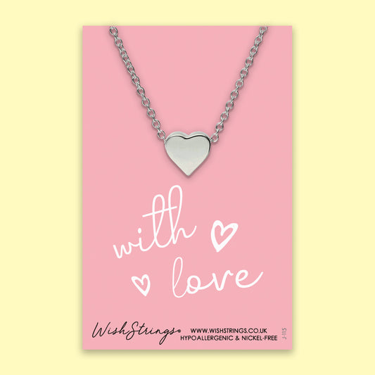 With Love - Heart Necklace