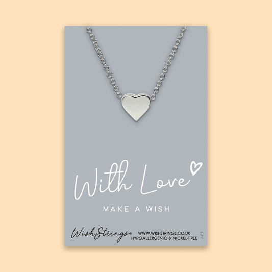 With Love - Heart Necklace