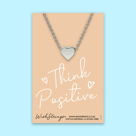 Think Positive - Heart Necklace