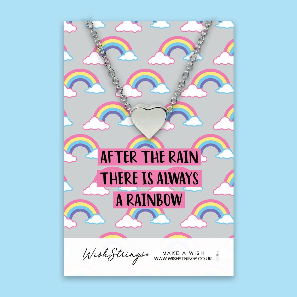 After the Rain, Rainbow - Heart Necklace