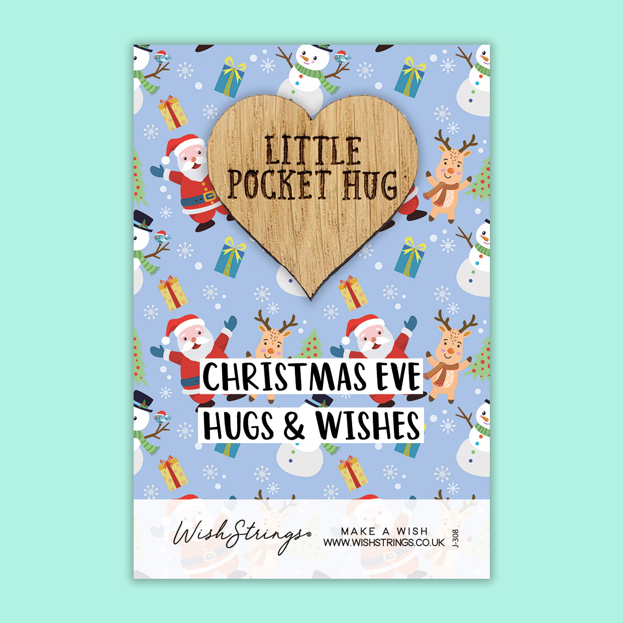 Christmas Eve Hugs - Pocket Hug - Keepsake Token