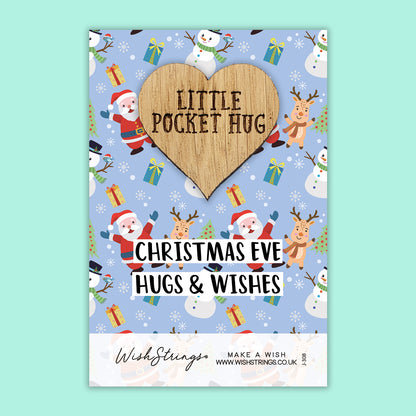 Christmas Eve Hugs - Pocket Hug - Keepsake Token