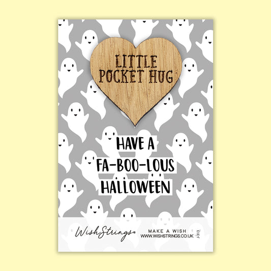 Fa-boo-lous Halloween - Pocket Hug - Keepsake Token