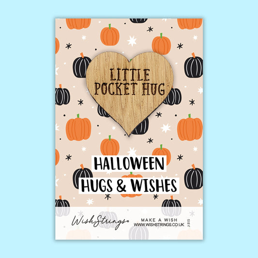 Halloween Hugs & Wishes - Pocket Hug - Keepsake Token