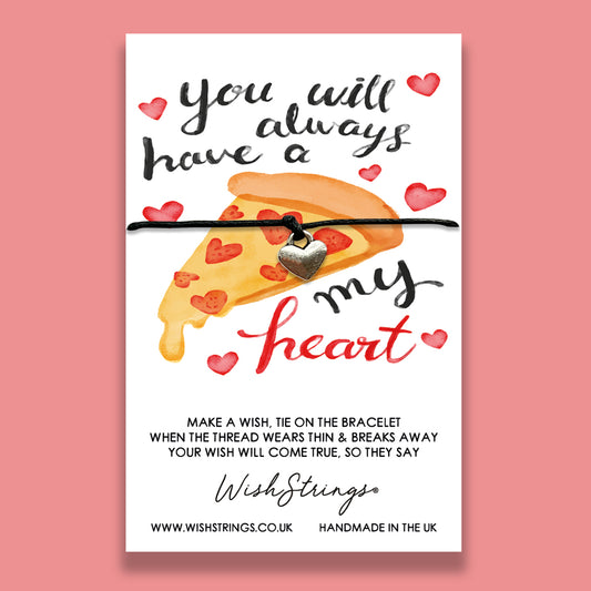 Pizza my Heart - WishStrings Wish Bracelet