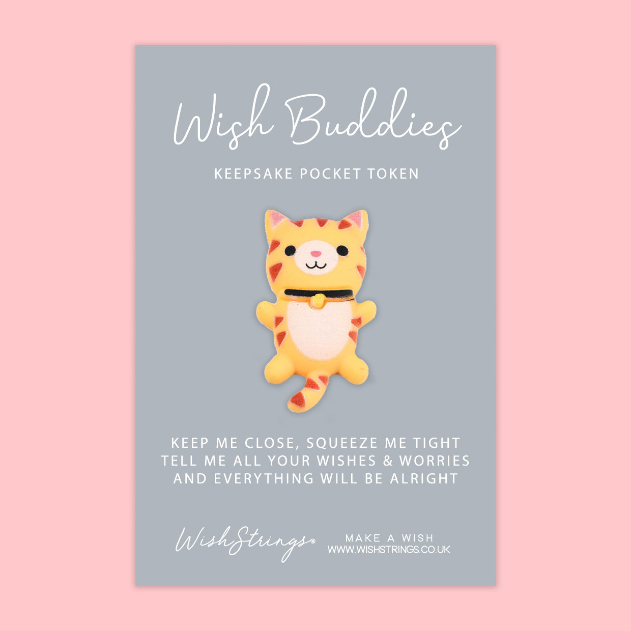 Cat - WishBuddies - Pocket Hug Token (WB020)