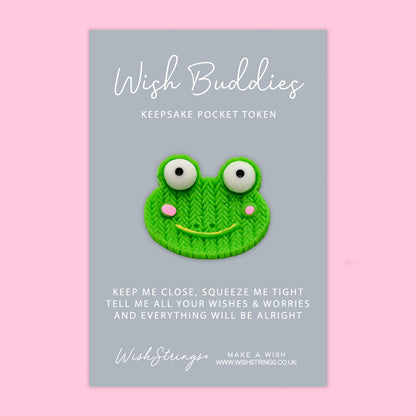 Frog - WishBuddies - Pocket Hug Token (WB029)