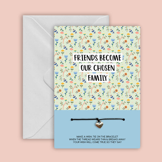 Friends Family - WishCard Greeting Card