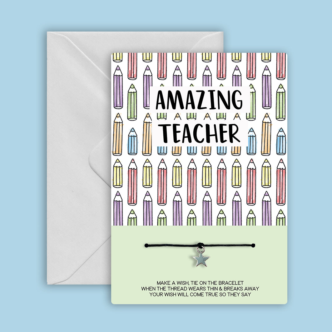 Amazing Teacher - WishCard Greeting Card
