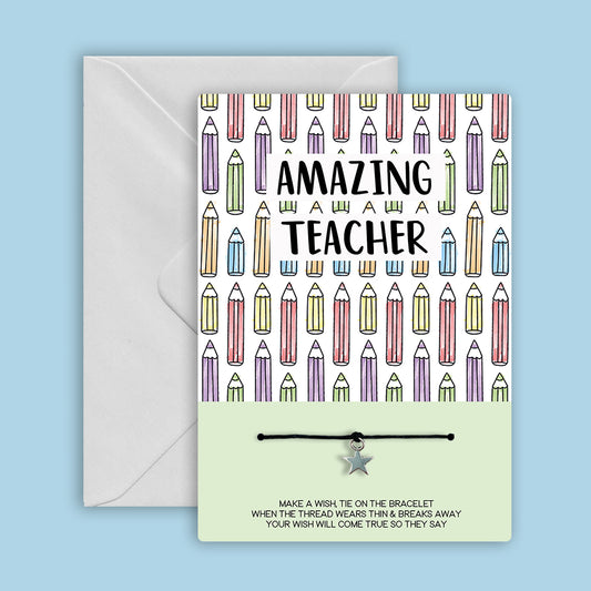 Amazing Teacher - WishCard Greeting Card