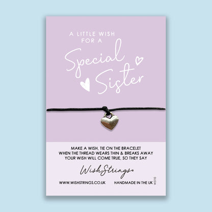 Little Wish Sister - WishStrings Wish Bracelet