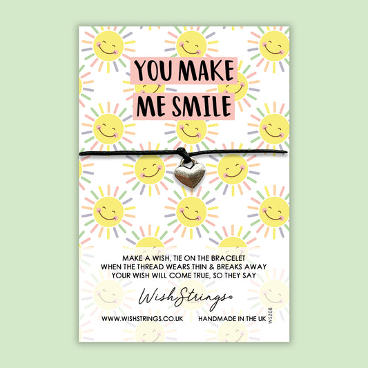 You Make Me Smile - WishStrings Wish Bracelet