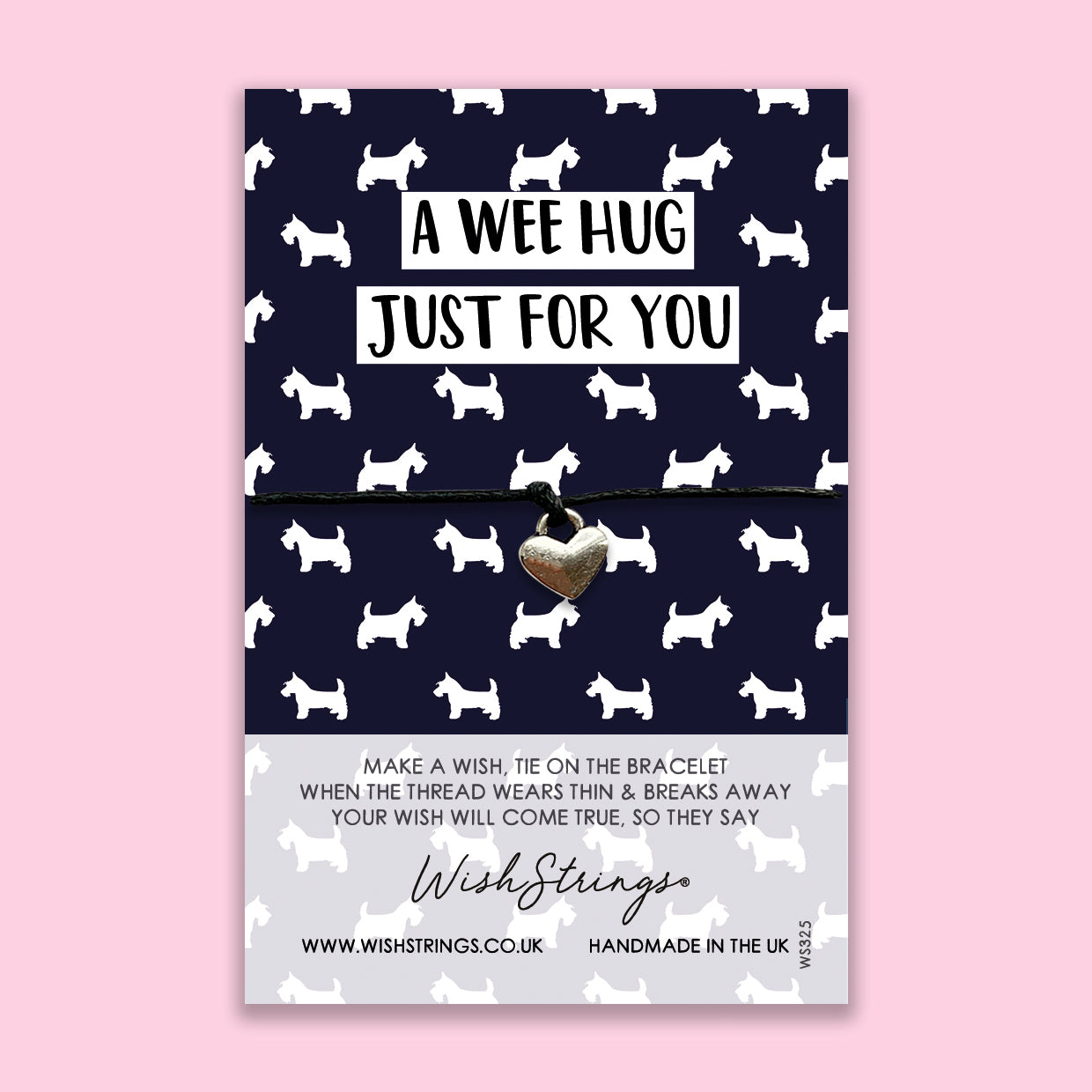 A Wee Hug Just for You - WishStrings Wish Bracelet