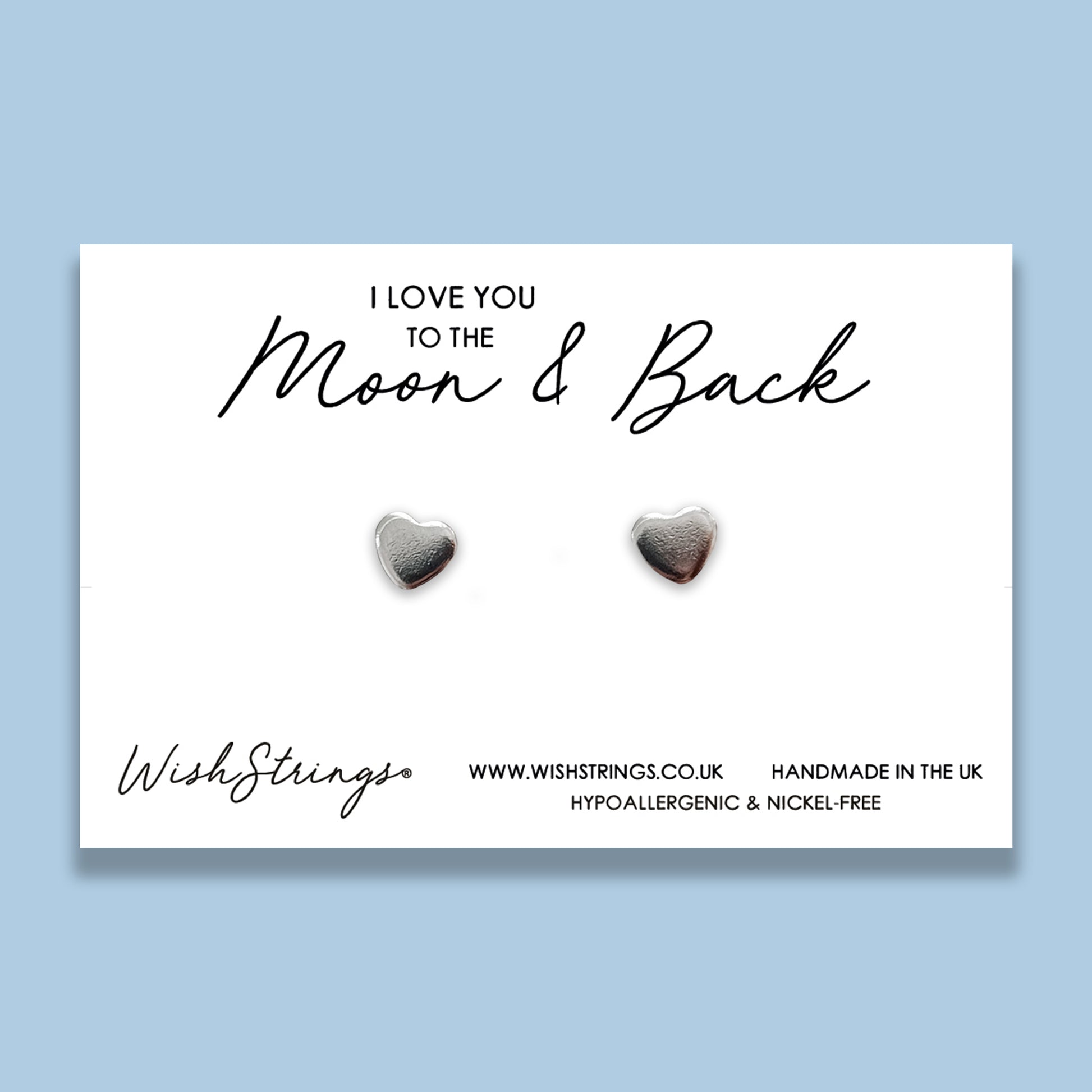 i love you to the moon and back earrings